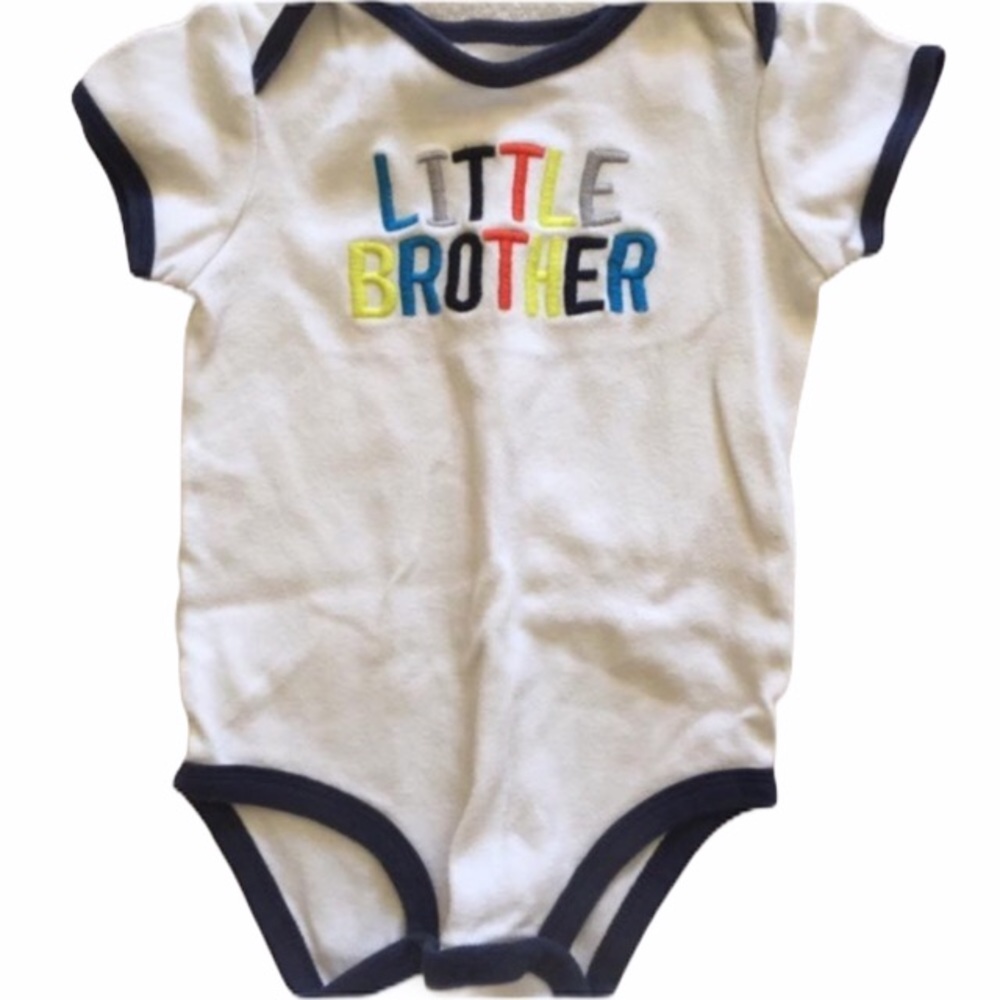 Carter’s Size 18 Month Little Brother Onesies